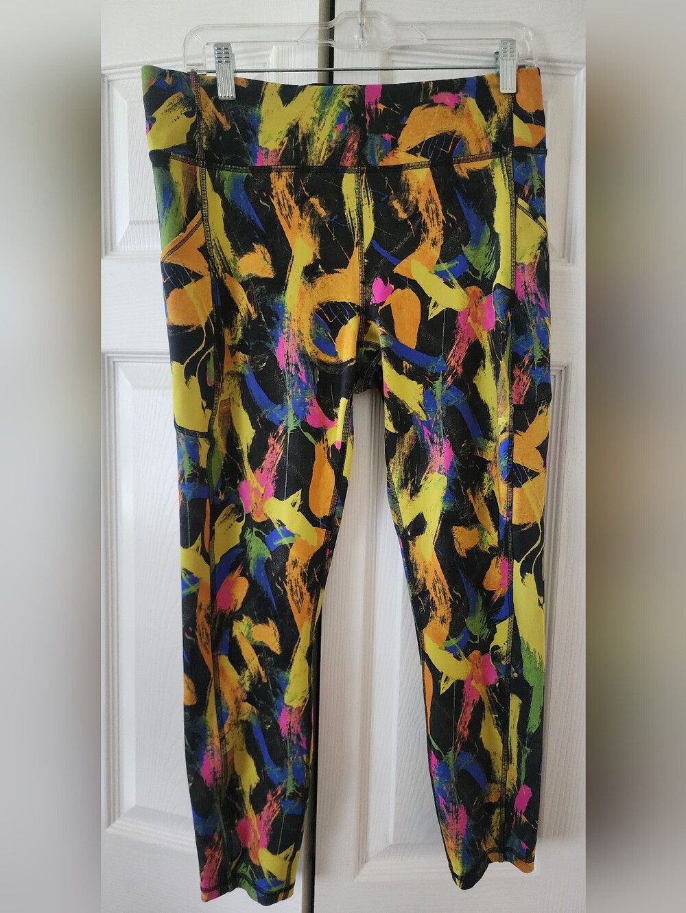 Womens Lululemon Wunder Train High Rise Tights Leggings Undertone Black Multi 12